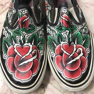 Slip-on Vans Oliver Peck Rose Tattoo